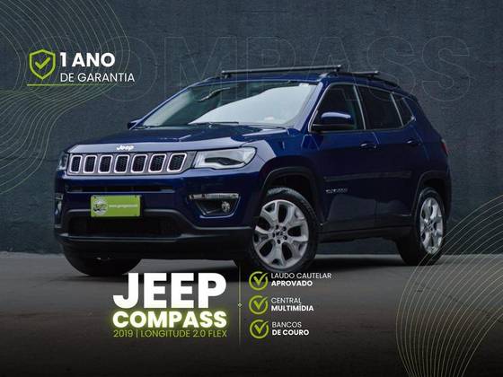 JEEP COMPASS 2.0 16V FLEX LONGITUDE AUTOMÁTICO JEEP COMPASS 2.0 16V FLEX LONGITUDE AUTOMÁTICO